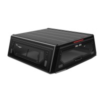 Hardtop Alu-Cab noir lisse VW Amarok 2023+ DC avec fenêtre latérale